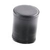 1X  Black Pu Leather Flannel Mute Dice Cups With 5Pcs Dices Bar Game Supplies