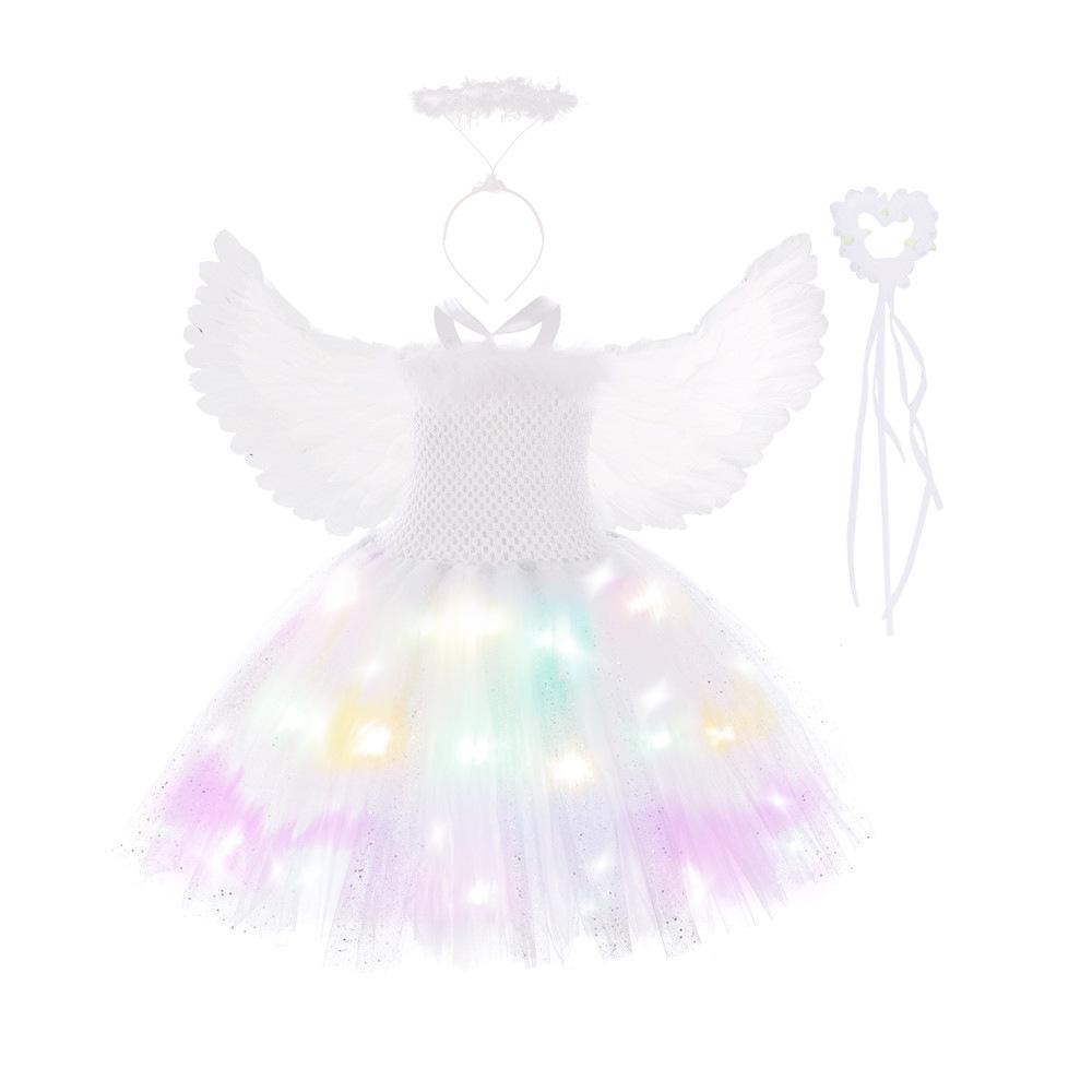 Tooth Fairy Cosplay Dress, White Puffy