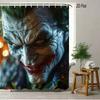 Heath Ledger Joker DC Universum Geld Wasserdichter Duschvorhang - Badezimmer Dekoration Für Fans