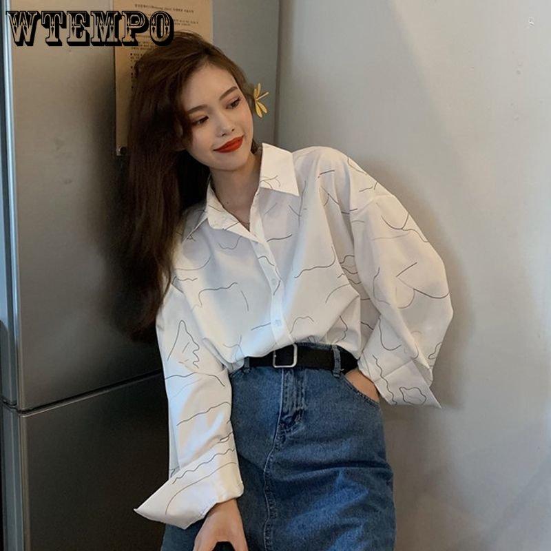 Spring and Autumn Women's Shirt French Design Sense Small Number Long Sleeve Shirt Fashion Temperament Shirt