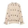 2025 Winter European & American Fashion: Versatile Semi-Transparent Sequin Long-Sleeve Shirt