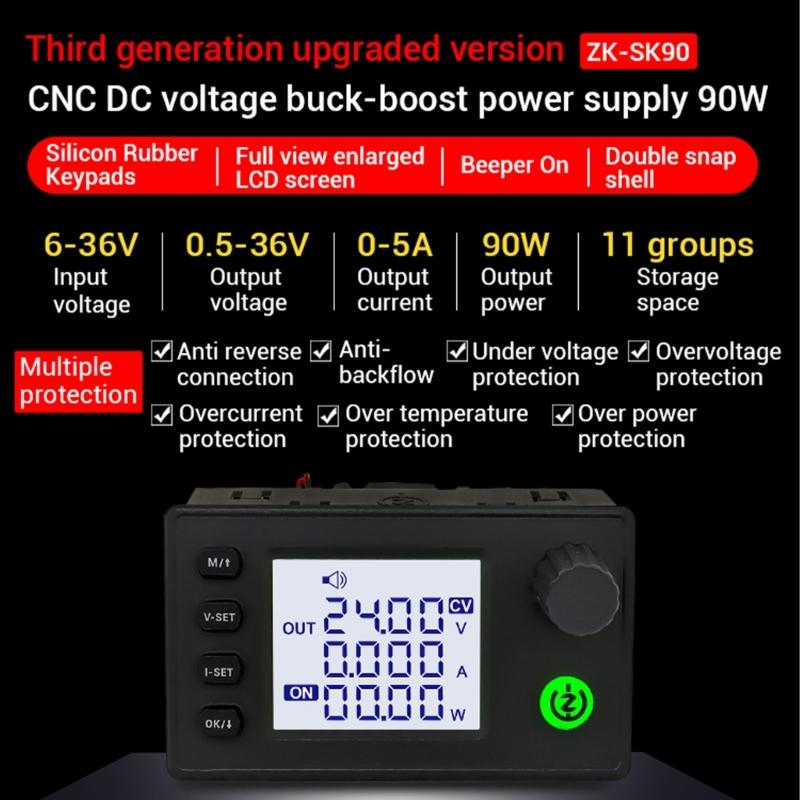 0.5-36V Power Voltage Regulator Converter Constant Current Voltage