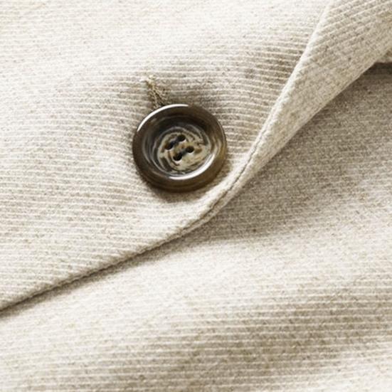 Women Fall Spring Suit Coat Formal Business Style Solid Color Single Button Long Sleeve Lapel Pockets Striped Cuff Slim Fit OL Commute Cardigan Jacket