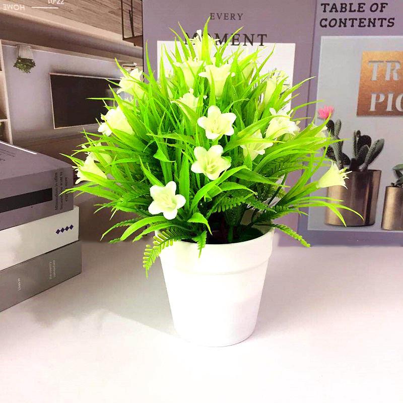 Simulated Chrysanthemum Hydrangea Calla Artificial Flowers Potted Green Plants