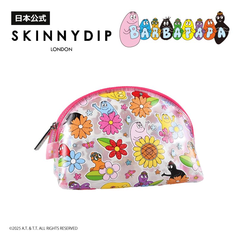 Skinnydip Barbapapa Bloom Makeup Pouch, Small Item Case, 0637MUMF1