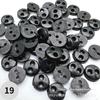 4mm Dual-Eye Plastic Buckle with Edge Button for DIY Felt Doll Accessory