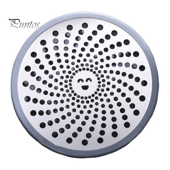 Stainless Steel Floor Drain Filter Hair Catcher with Silicone Ring Rust-Resistant Bathroom Sink Strainer Shower Drain Hair Trap Stopper