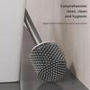 Universal Silicone Toilet Brush Head for Effective Bathroom Cleaning