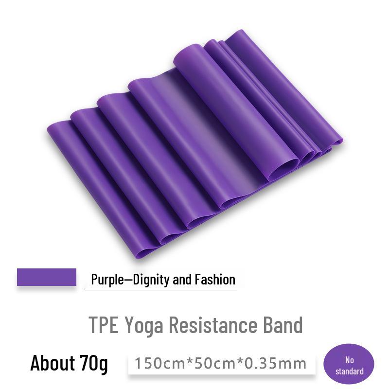 Women's TPE Elastic Yoga Resistance Band for Exercise, Stretching, and Butt Lift Muscle Training