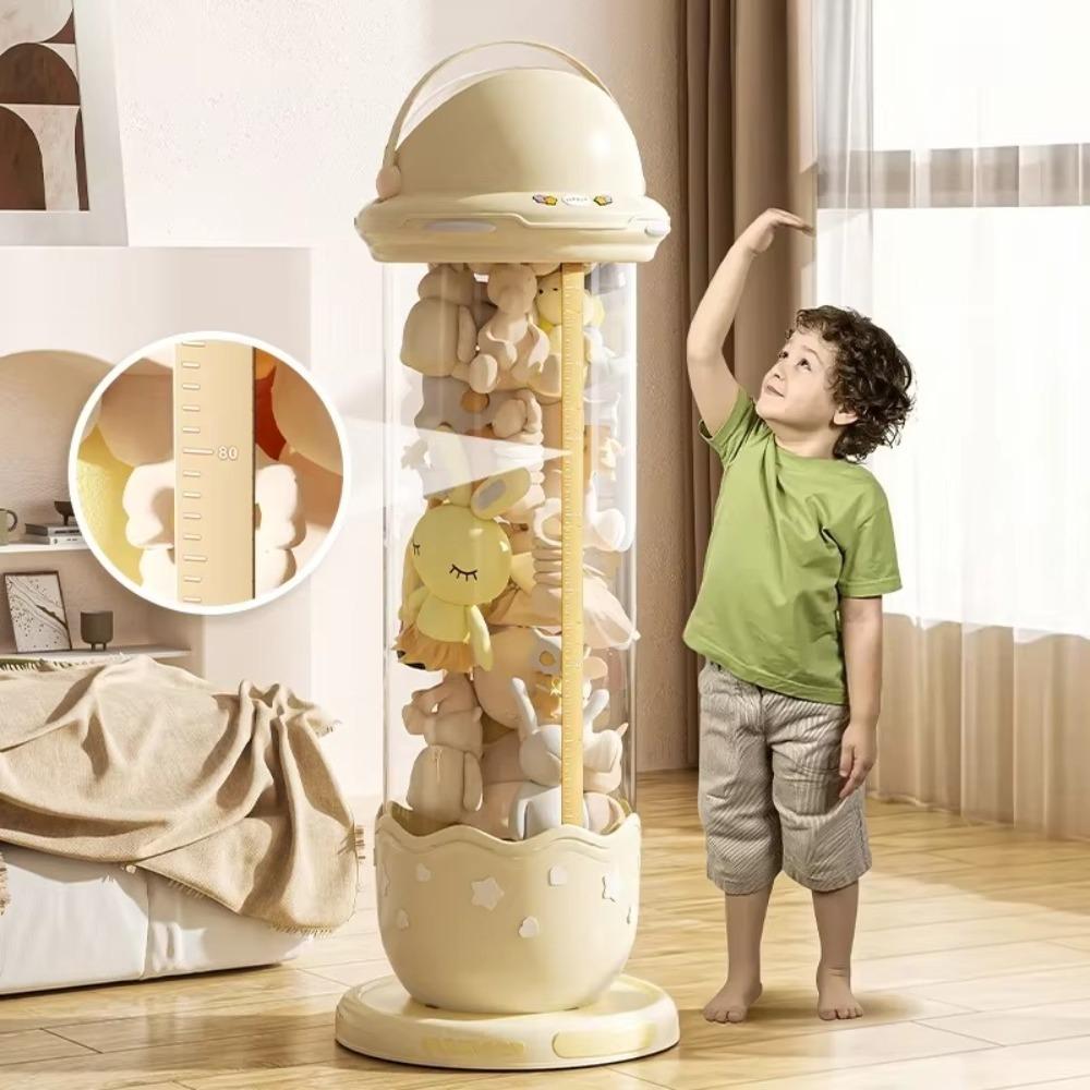 Plastic Plush Toy Storage Tube Moistureproof Children's Toy Storage Bucket New Doll Storage Box