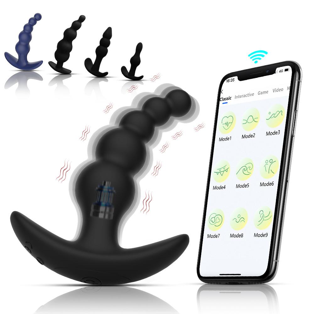 Bluetooth APP-Controlled Prostate Massager for MenWireless Anal Vibrator&Butt Plug, Dual-Stimulating Adult Sex Toy for Men&Women