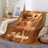 Custom Name Sniper Skull Artwork blanket for Couch & Bed, Plush Cozy Fuzzy Blanket Super Soft & Warm Blankets for Fall and Winter. 0908192