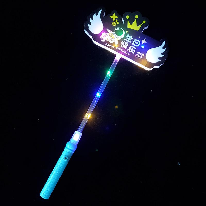 Glow Stick Photo Props for Kids' Birthday Party Decorations