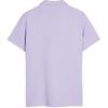 Skechers Bedrucktes gerades lässiges cooles kurzärmeliges Poloshirt für Damen Oberteile Orchidee-Lila L224W082-01X5