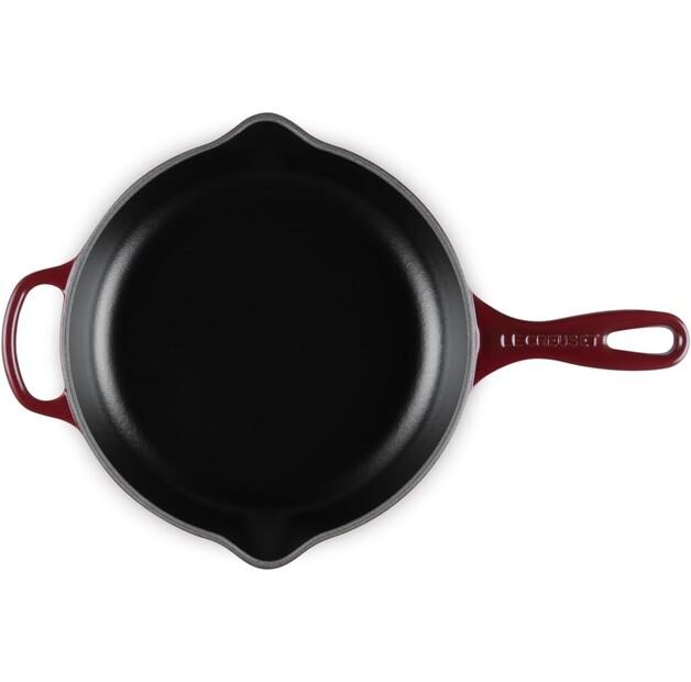 Чугунная сковорода/сервировочная круглая Le Creuset Signature 23 см, цвет «рон» (20182239490422)