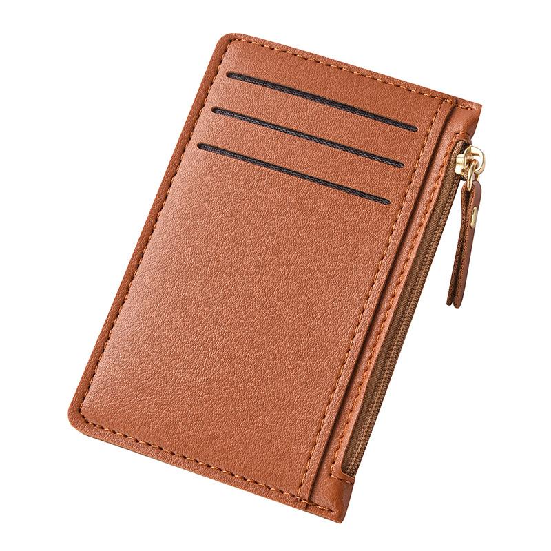 Ultra-Thin Card Holder for Women, Compact Multi-Card Slot Bank Card Clip, Simple Mini Wallet, One-Piece Driver's License Holder