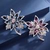 Elegant Hibiscus Flower Brooch, High-end Women's Retro Crystal Flower Brooch, Niche Design Sense Brooch