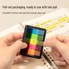 Deli 5-Color Fluorescent Pull-Out Index Tabs