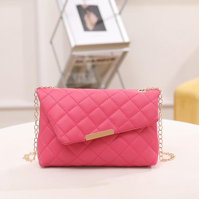 New Diamond Pattern Soft Bag Fashion Trend Chain Single Shoulder Crossbody Women's Bag