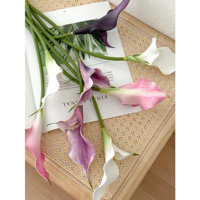 1/3 piezas Arreglo Floral de Loto de Herradura Artificial de Alta Calidad para Escritorio Decoración de Boda Ramo Falso Decoración para Fiesta Hogar