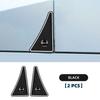2pcs/set Car Badge Scratch Guard Anti-collision Door Corner Cover For Mercedes Benz B/C/E/S Class A Class C200L GLC GLE CLA CS1