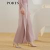 PORTS Women's Autumn/Winter Wide-Leg Pants