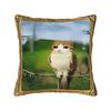 Surprised Meowl cat Owl Square Pillow Case  Cushion Cover Fashion Zipper Decor Throw Pillow Case Cover for Living Room 40*40cm