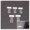 3PCS Auto Ticket Map Mini T-shape Transparent Eco-friendly Ticket Folder for Car Office Home
