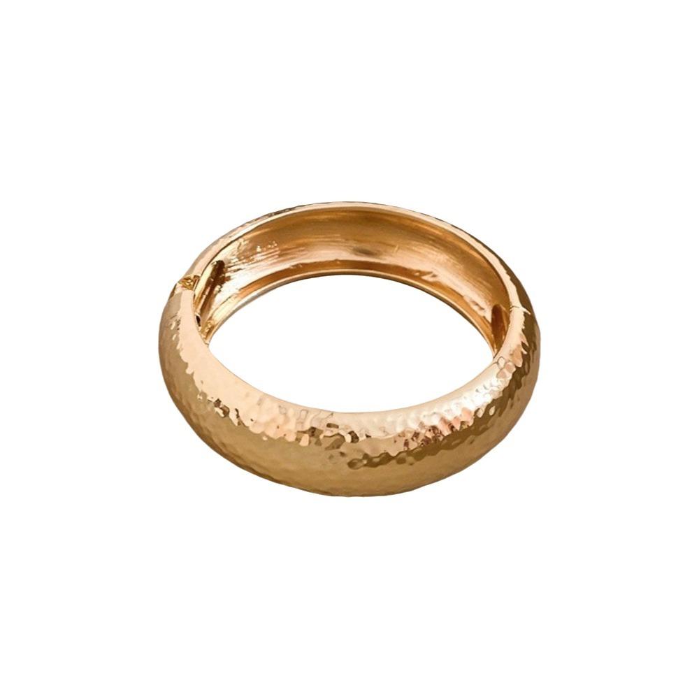 Zinc Zinc Zinc Alloy Metal Bracelet Geometry Wide Side Bangle Retro Open Bangle Gift