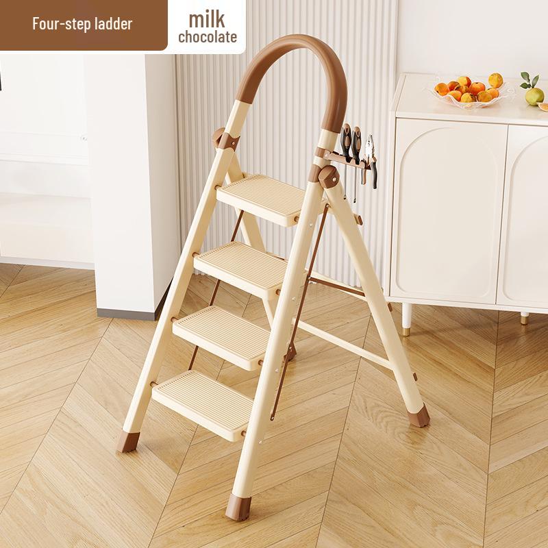 Carbon Steel Telescopic Folding A-Frame Ladder & Clothes Rack