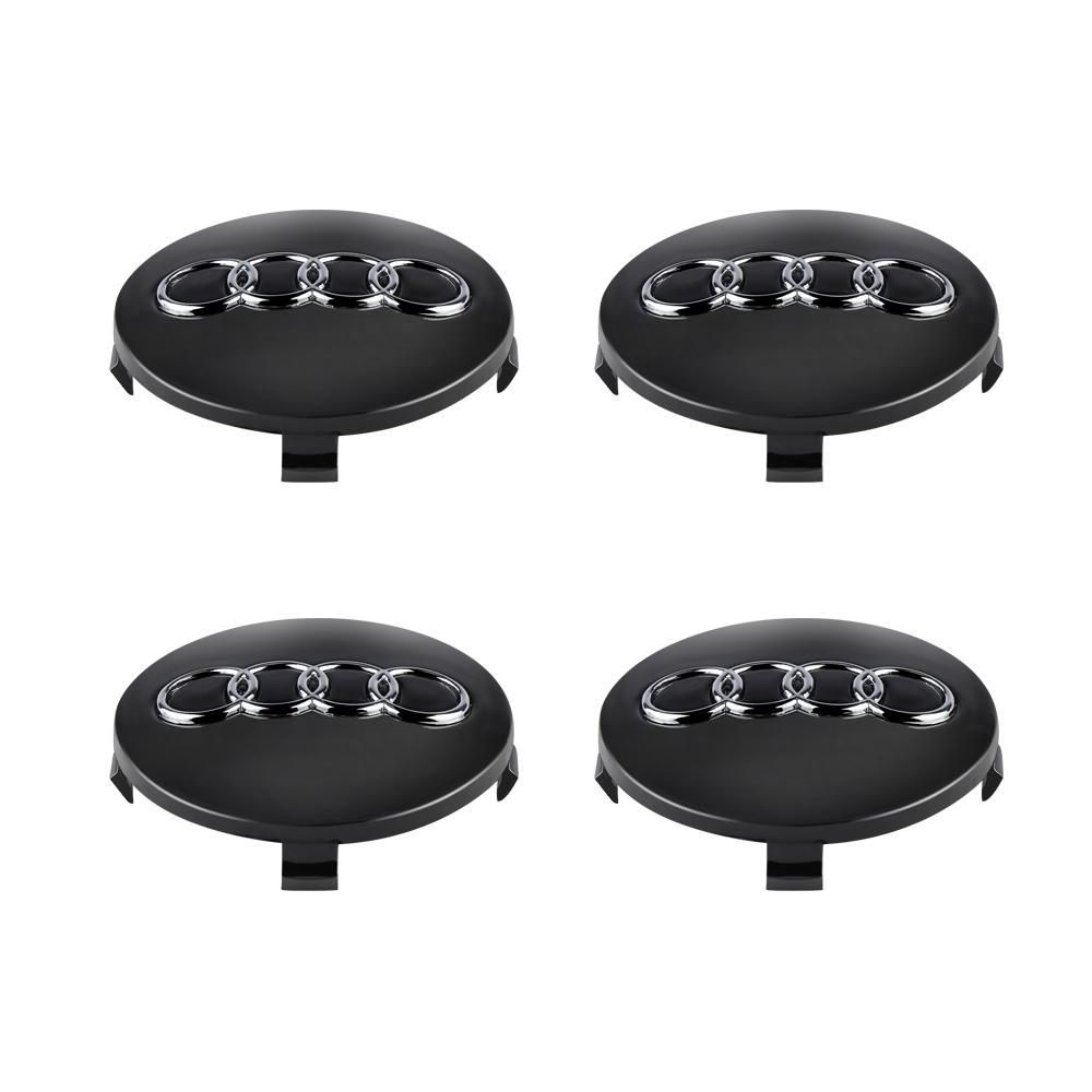 For Audi A4 4pcs 59MM Car Styling Badge Wheel Center Hub Cap Rim Caps For Audi A4 B5 B6 B7 A1 A3 8P 8L A6 C5 C6 A5 A7 A8 Q3 Q5 Q7 TT S3 S6 S