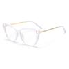 New spot sunglasses, simple and versatile fashion flat glasses, metal temple personalized optical glasses frame