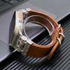 Soft Leather Strap for Apple Watch Ultra 2 49mm Series 10 9 8 7 46mm 45mm Men Luxury Band for iWatch 6 5 4 Se 44mm Loop Bracelet