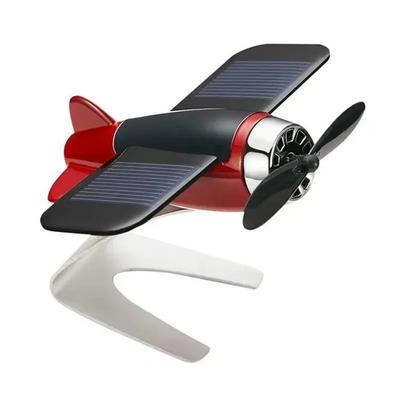 Solární letadlo Kreativní pánská dekorace do auta Doplňky do interiéru auta Stolní ozdoba Dárek pro ženu, muže, automobilového nadšence