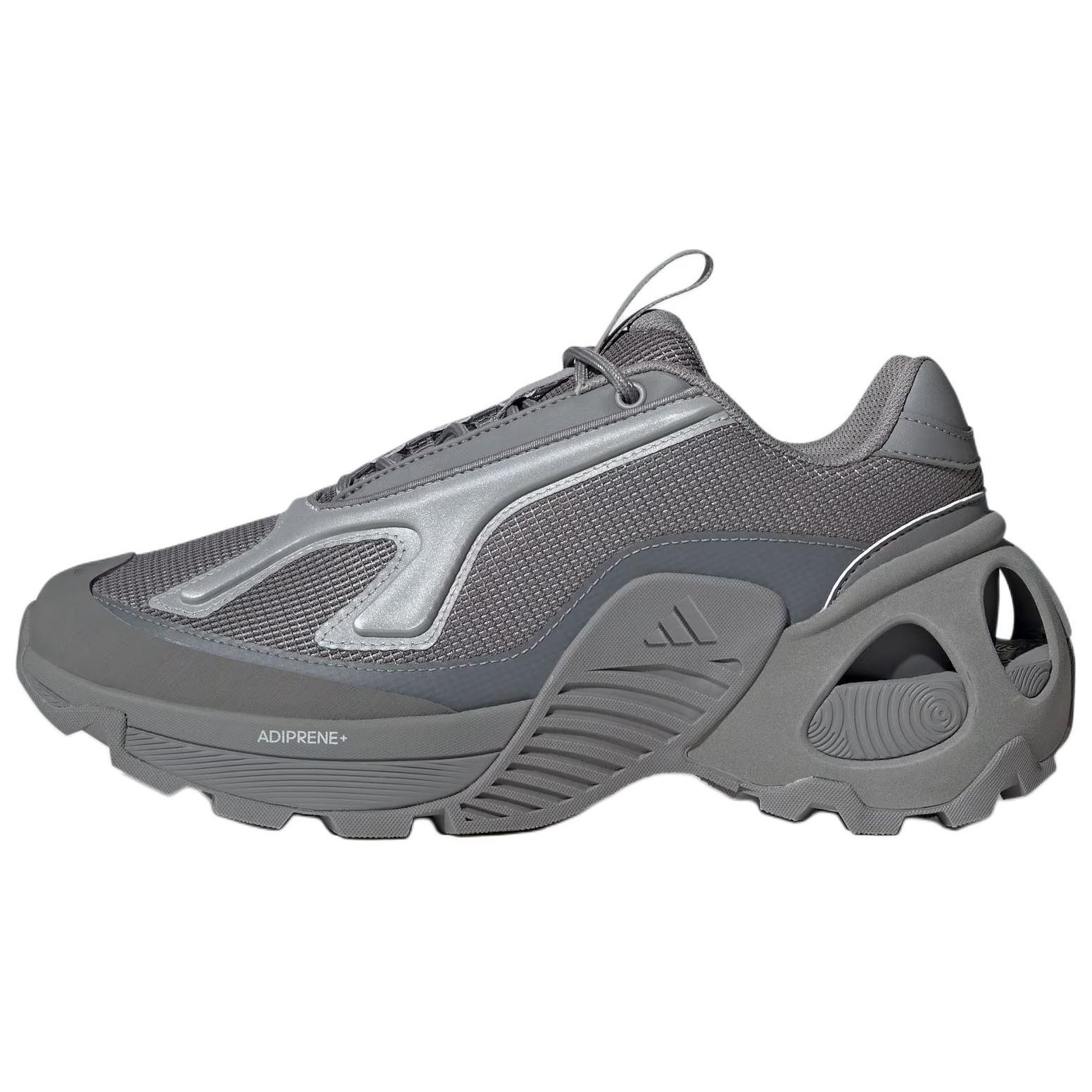

Adidas Wonder Runner Anti-Slip Wear-Resistant Low-Top Casual Running Shoes Unisex Gray Silver Sneakers JR9180 44