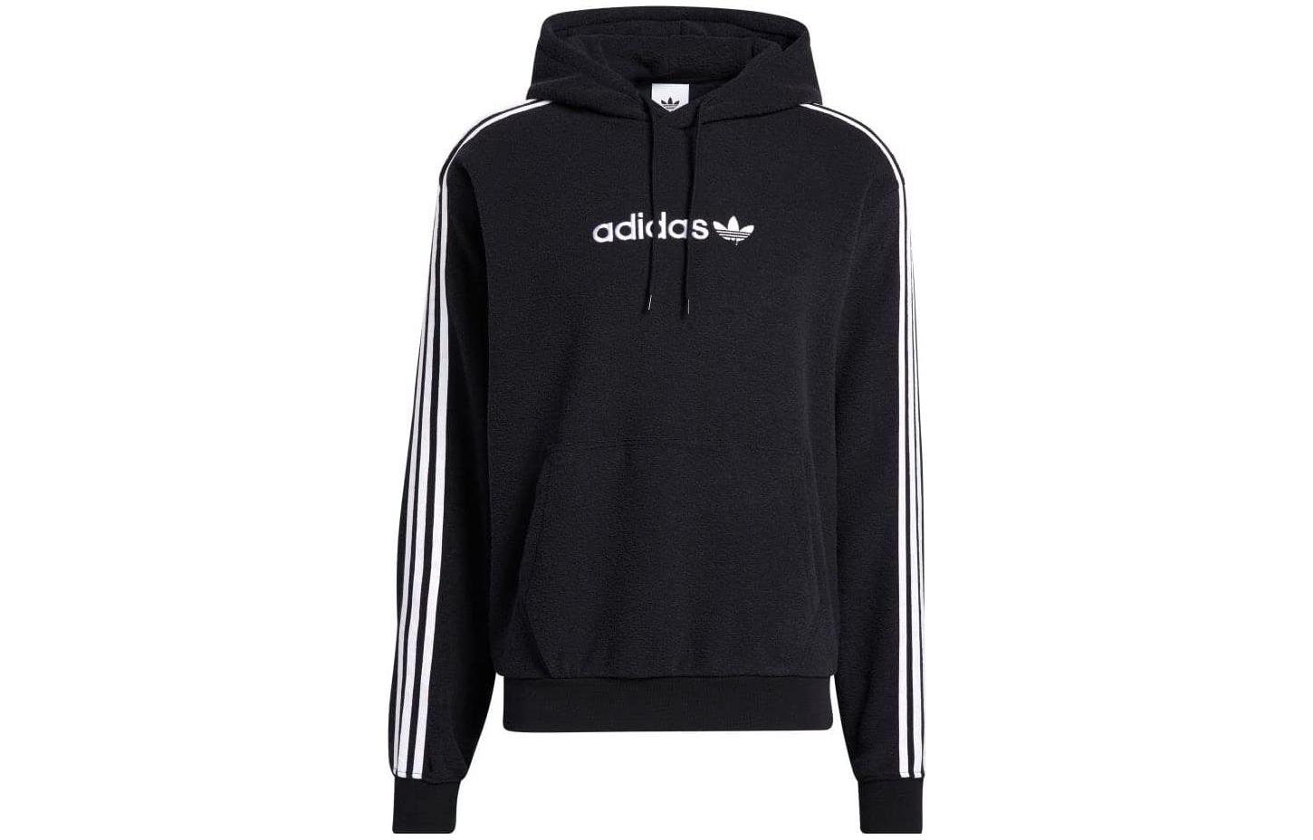 Adidas Originals 3 Stripes Sweatshirt Men s Black H31236 XL