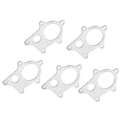 5PCS Exhaust Manifold Gasket Set for T3T4 T04E 5 Bolt Down Pipes Internal Wastegate Actuator