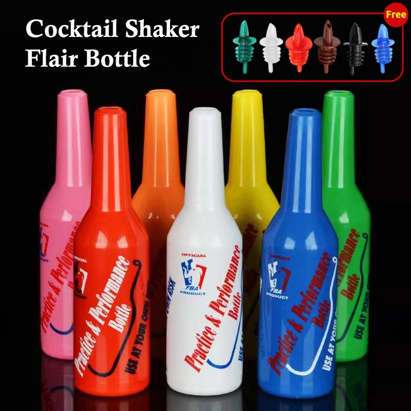 Flair Bartender Wine Bottle Cocktail Shaker Set For Professional Bartending Practice At Home Bar