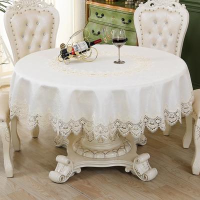 European Entry Lux Tischdecke Tribute Seide Jacquard Spitze Tischdecke runde Tischdecke Tischdecke