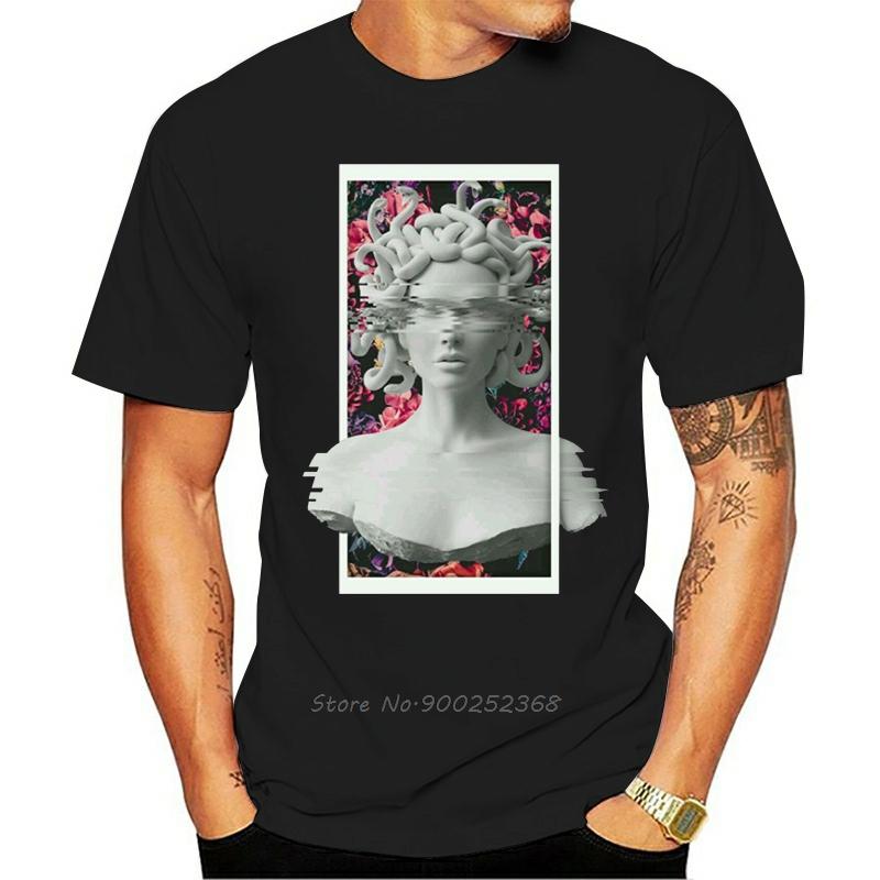 

Men s Medusa T Shirt Knitted TShirt Euro Size S-3xl Pattern Famous New Fashion Summer Letters Shirt Harajuku tees 4XL