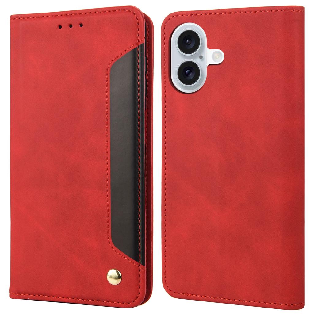 For iPhone 17 Case PU Leather Shockproof Protection Wallet Phone Cover
