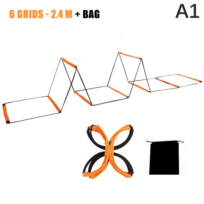 Dual-Purpose Soccer Training Jump Ladder Multifunctional Agility Ladder Speed Training Coordination Footwork Football Equipment