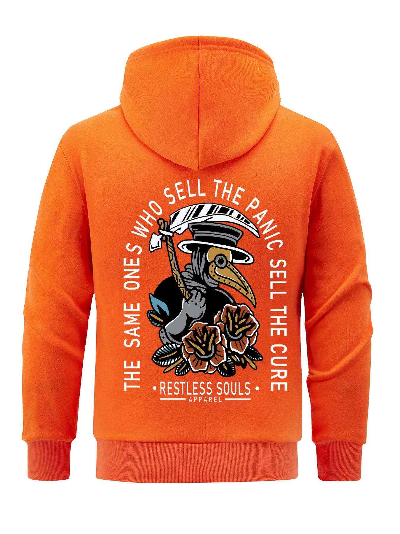 

Street Style Trendy Printed Sweatshirts Hoodiesoutdoor Sportswear Men s Pullover Casual and Comfortablewarm Forautumn and Winter 3XL