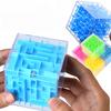 Maze Rubik's Cube Six-sided Transparent Jigsaw Puzzle Rolling Ball Game Puzzle Children's Maze Toy