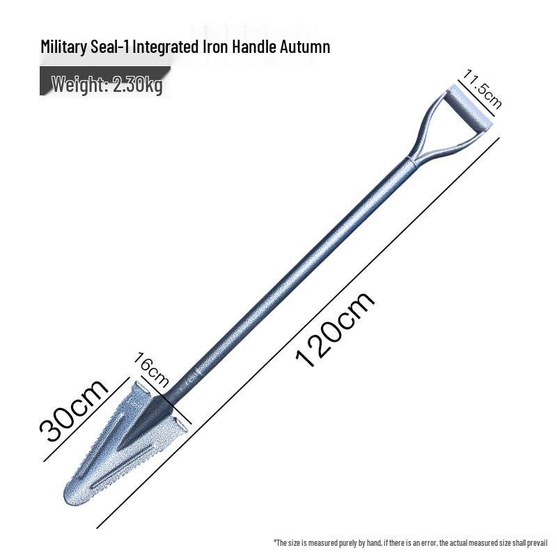 Manganese Steel Iron Shovel for Gardening - Heavy Duty Tool for Planting, Digging, and Outdoor Use