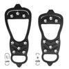 Anti-Slip Snow Crampons - 18 Teeth Mountaineering Shoe Spikes for Outdoor Climbing