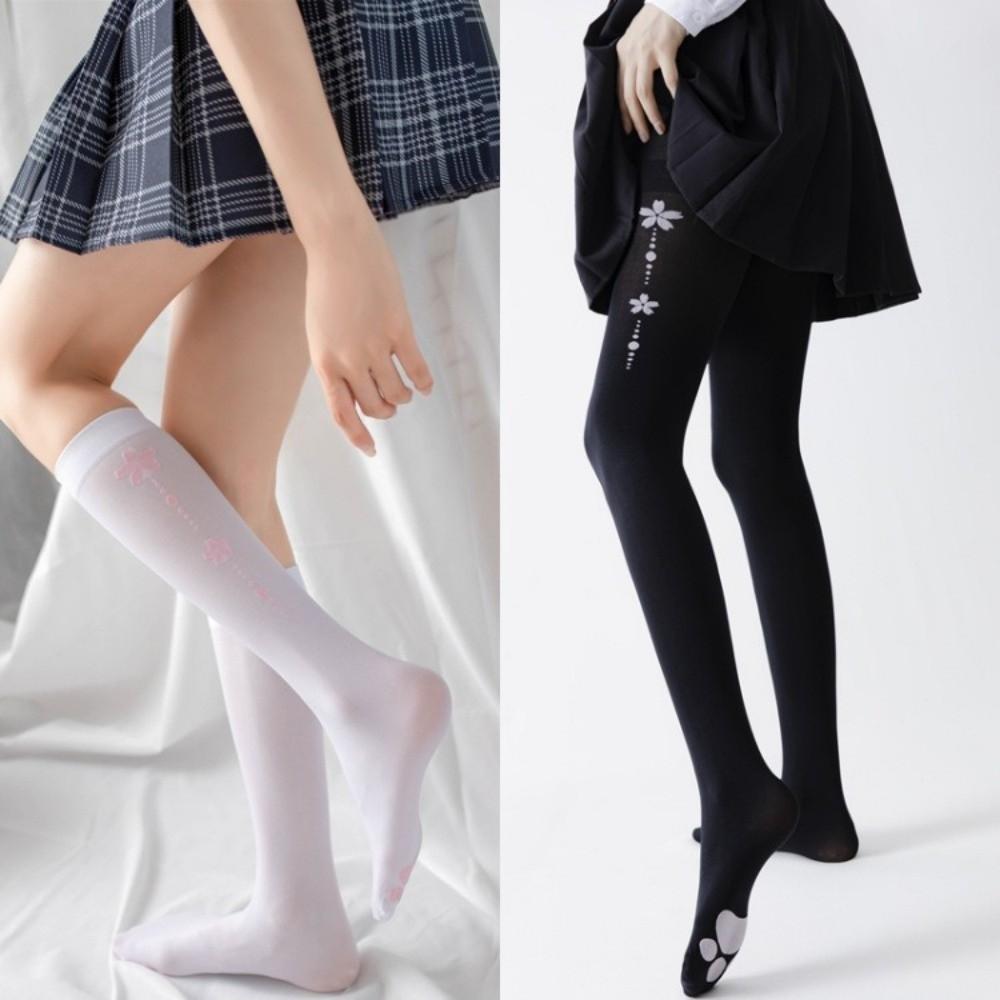 Above Knee Thigh High Stockings Lolita JK Cat Claw Stockings Cat Paw Long Socks Comic Convention