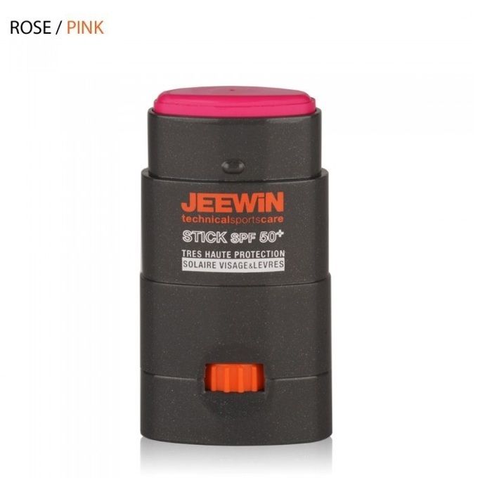 JEEWIN Stick SPF50+ getönter Sonnenschutz für das Gesicht ROSA 14 g Sonnenschutz