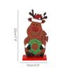Snowman Santa Claus Wooden Ornaments Merry Christmas Table Decoration Xmas Party Kids Gift Navidad New Year 2025 Xmas Decor