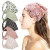 Damen Weiches Kopftuch Schal Floral Haarband Kopftuch Dreieckige Kopftücher Stirnband Haarschals